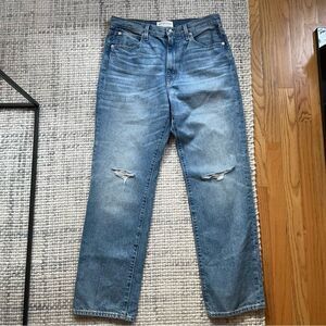 SLVRLKE Denim Stella High Rise Straight Leg Jeans 32